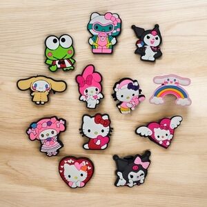 NEW Hello Kitty‎ Shoe Charms - 12 Piece Set